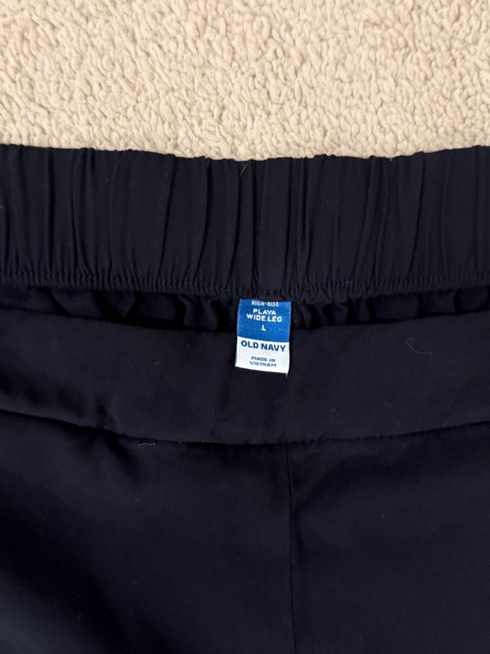 Old Navy Black Wide-Leg Pull-On Pants